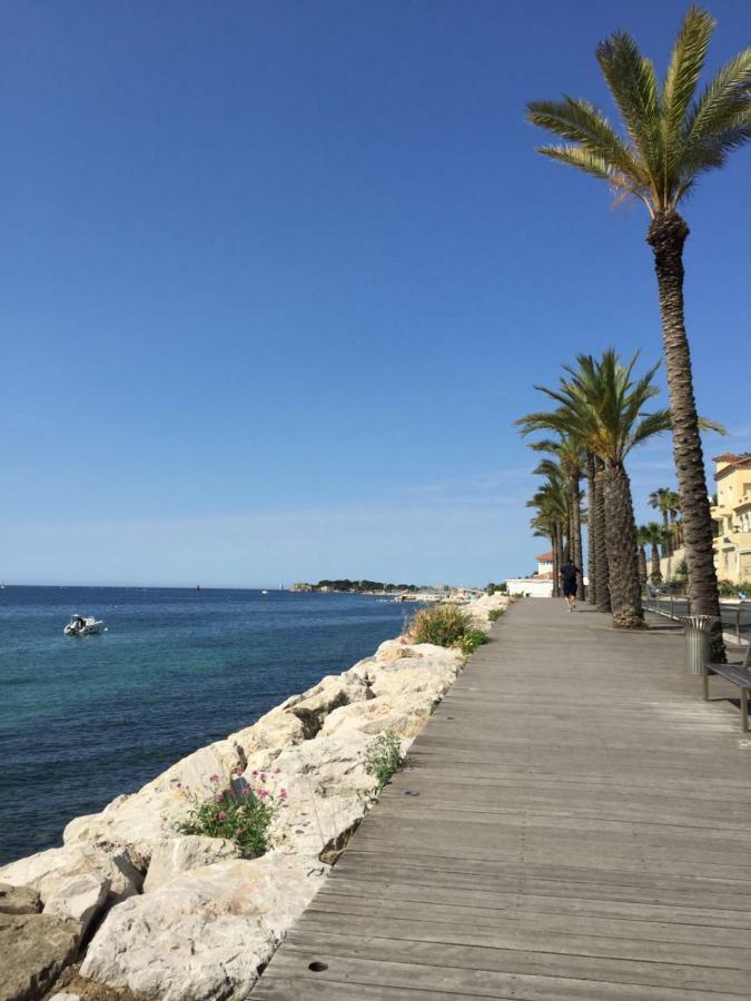 Studio de prestige dans résidence face à la mer Bandol Extérieur photo